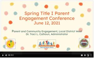 General Session Title 1 Conference